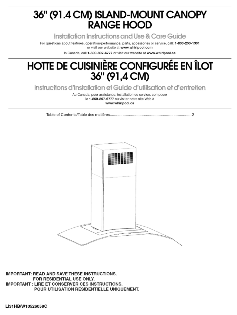 Whirlpool UXI6536BS0 User manual