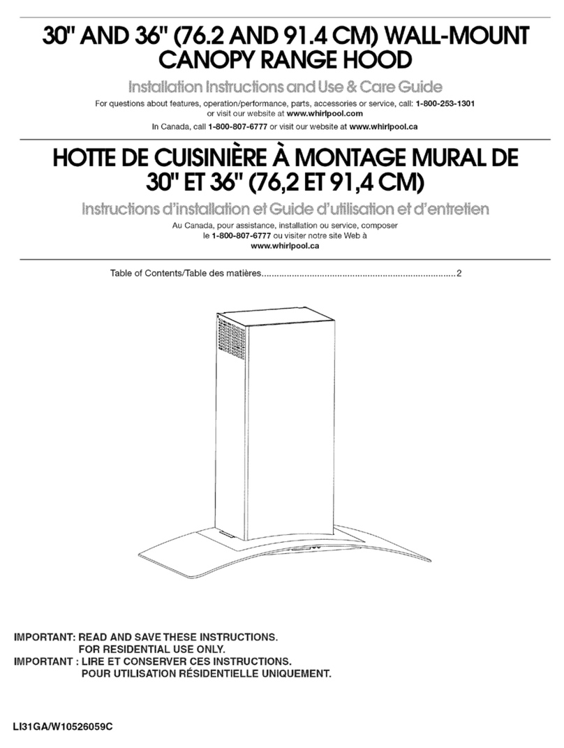 Whirlpool UXW6530BS0 User manual Whirlpool UXW6530BS0 User manual