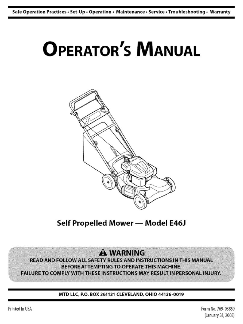 MTD E46J User manual MTD E46J User manual