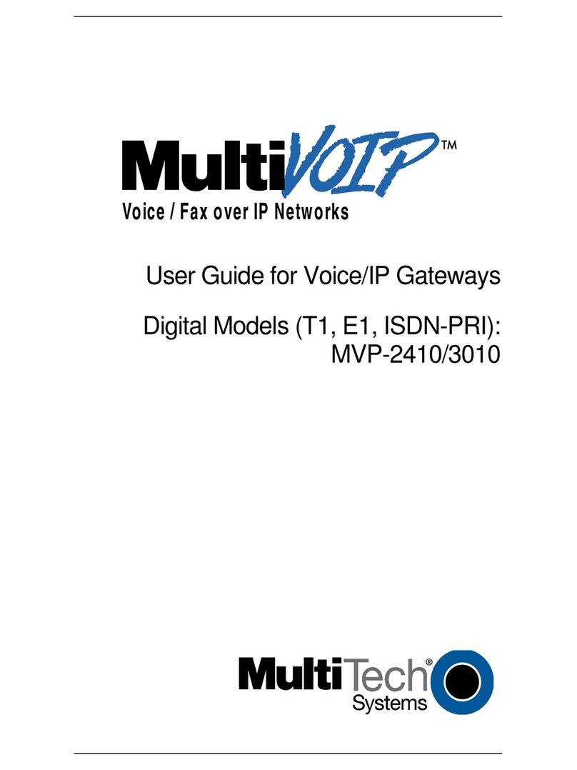 Multitech E1 User manual