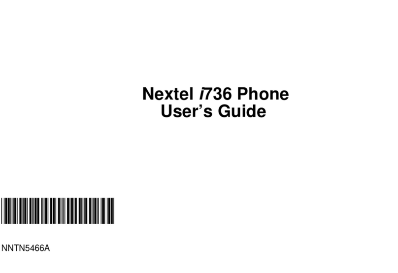 Motorola i736 User manual