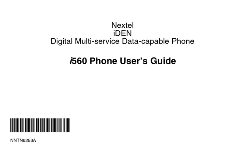 Motorola i560 User manual