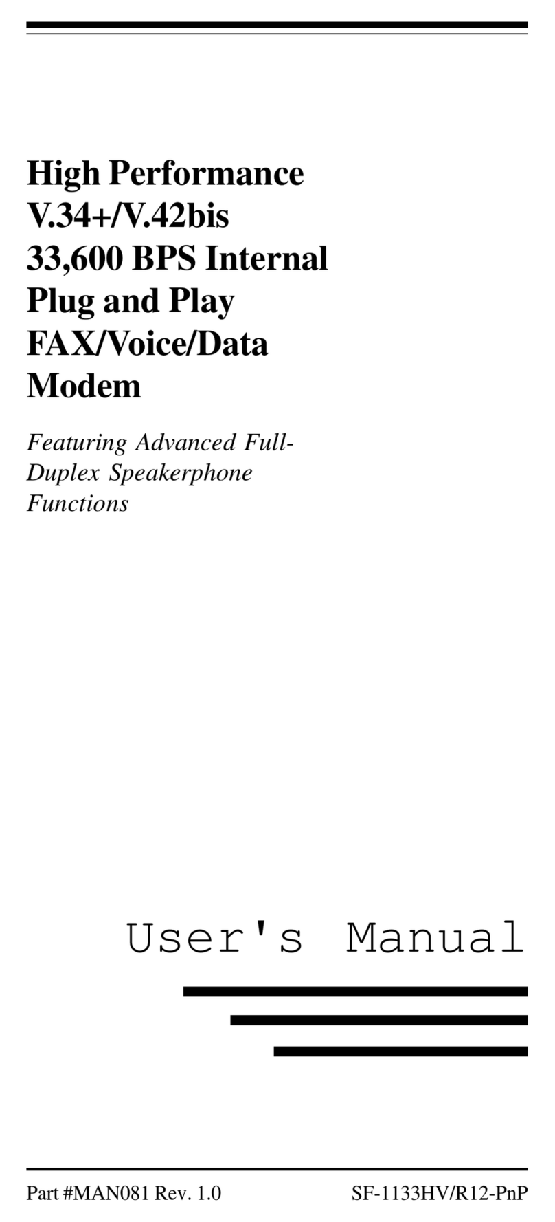 MaxTech xpvs336i User manual MaxTech xpvs336i User manual