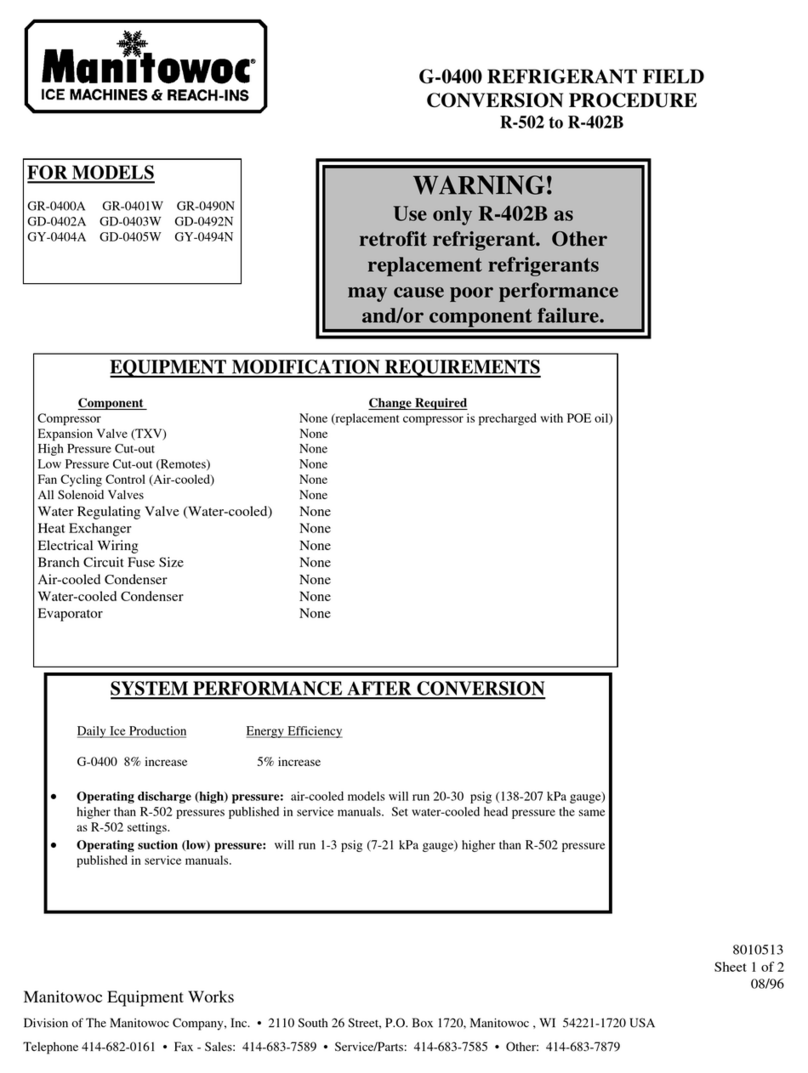Manitowoc GR-0400A Manual