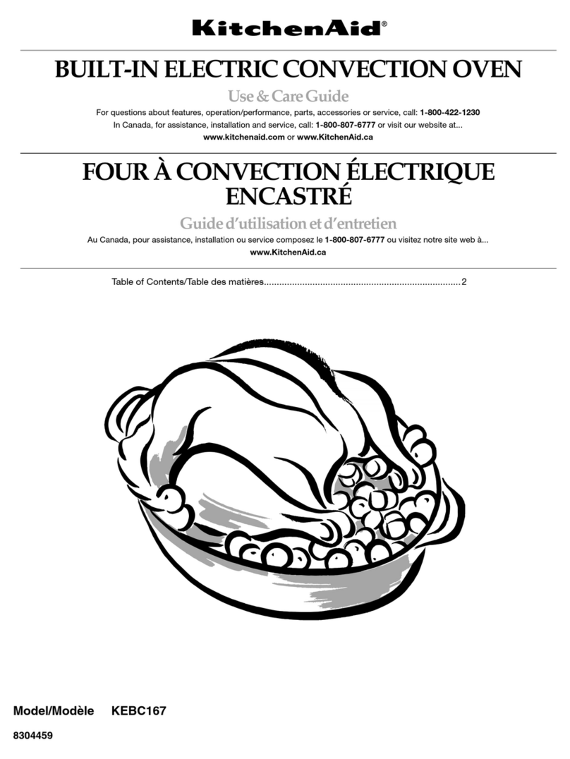 KitchenAid KEBC167 User manual