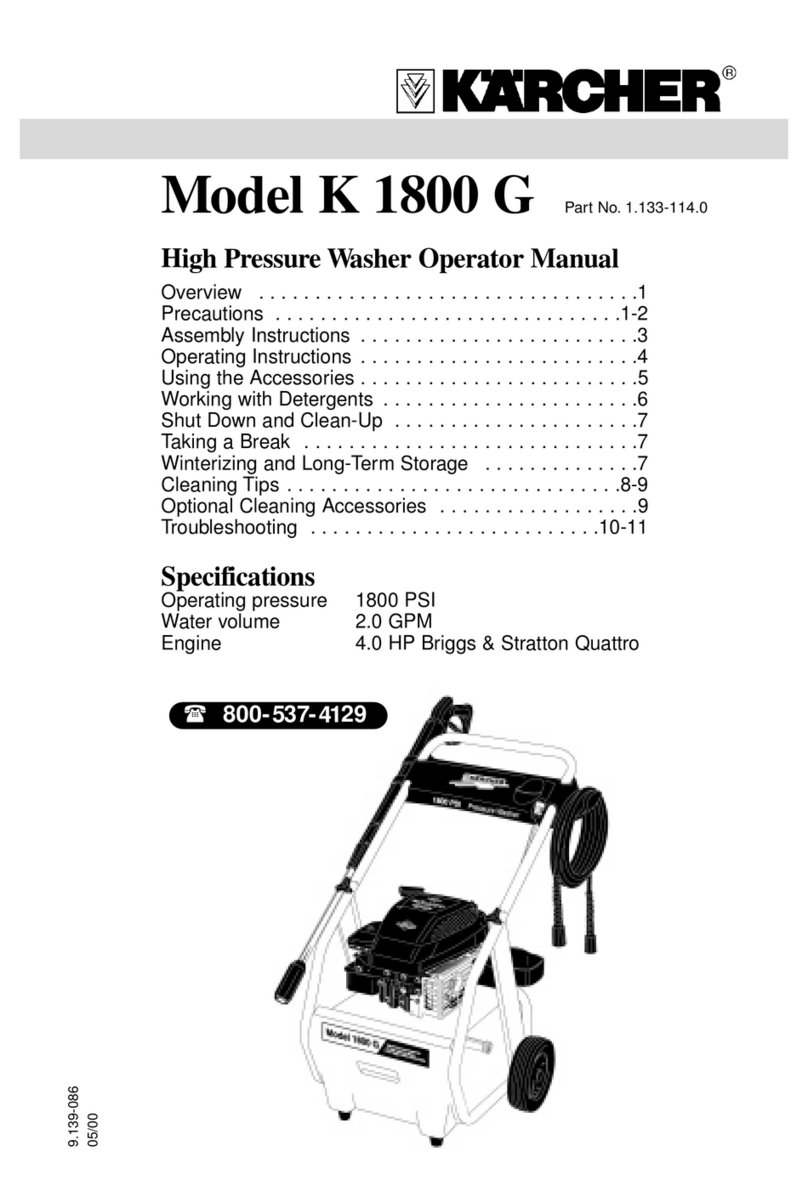 Kärcher 1800 User manual