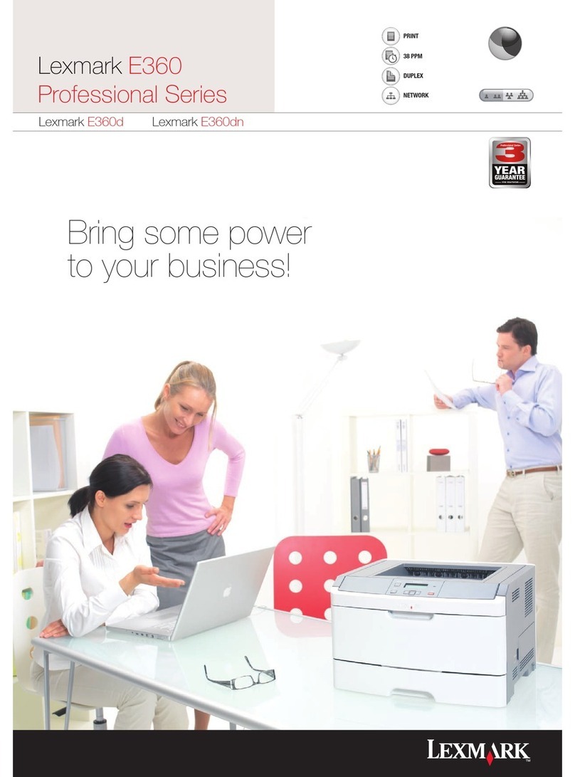 Lexmark E360 User manual