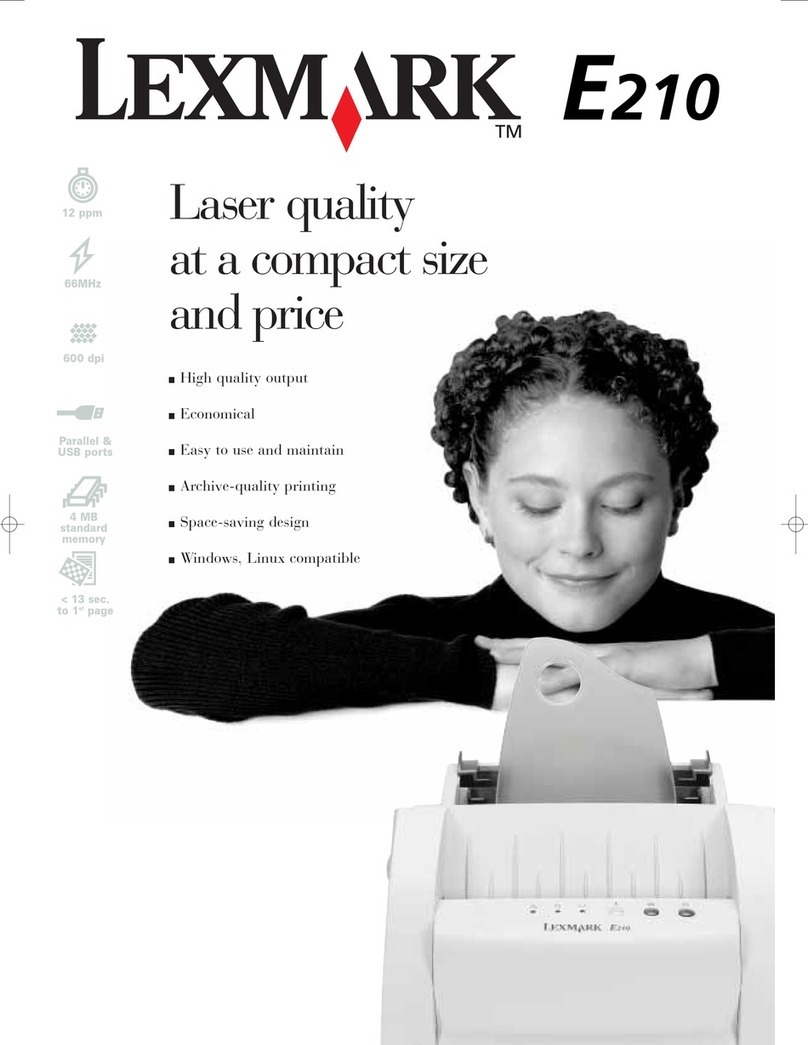 Lexmark E210 User manual