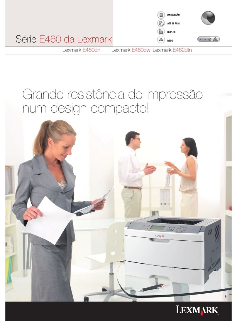 Lexmark SERIES E460DN User manual