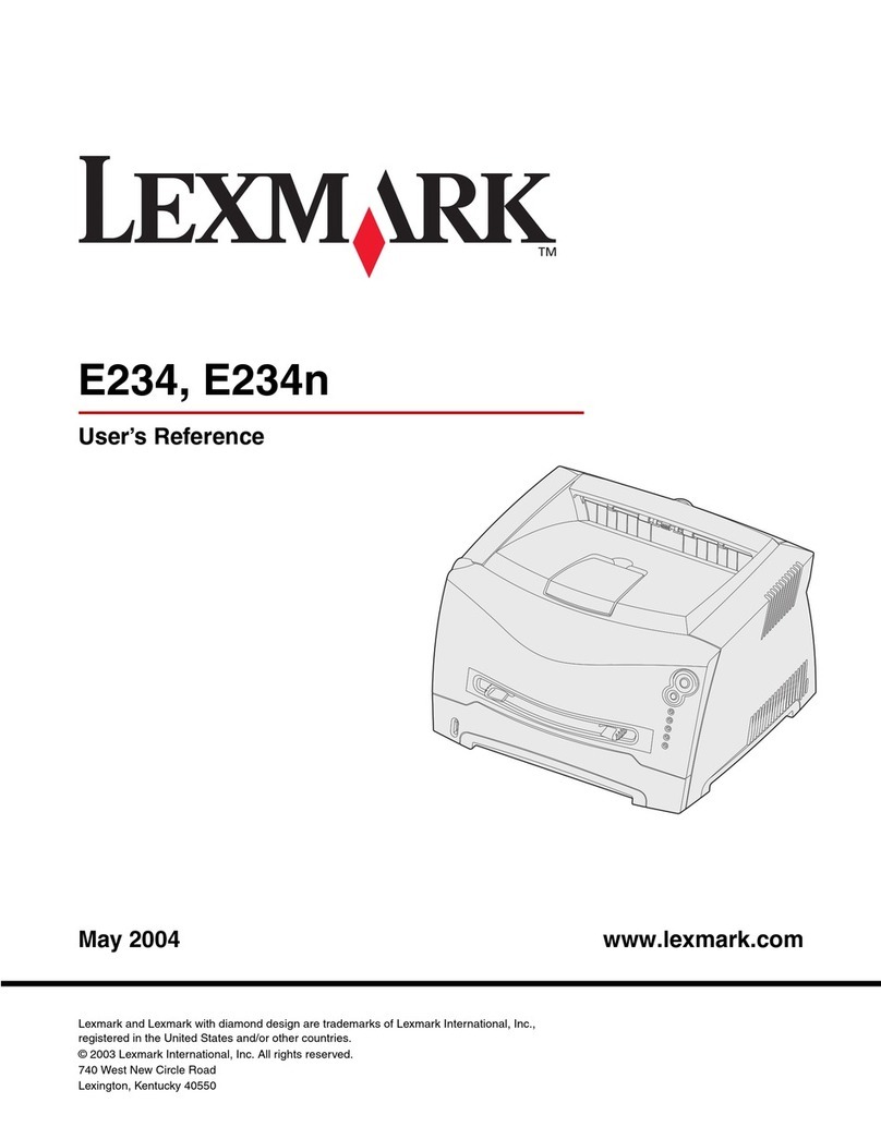 Lexmark E234 Product information sheet
