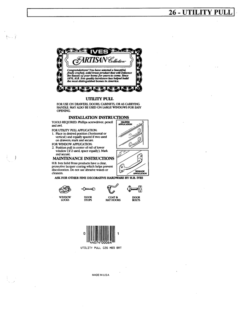Ives Utility Pull 26 User manual