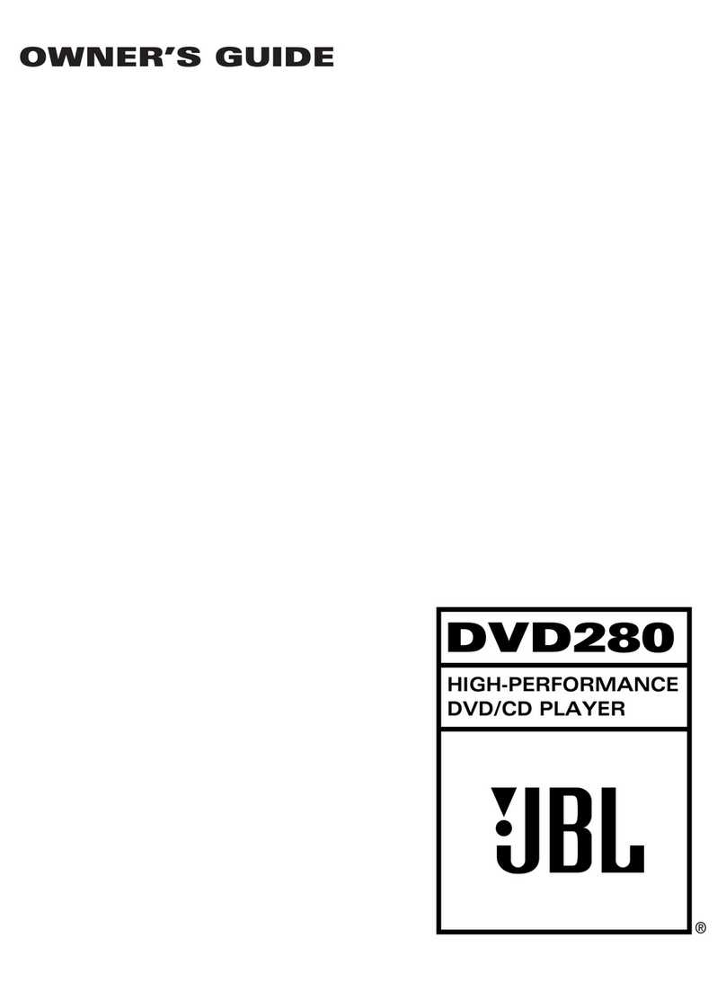 JBL DVD280 User manual