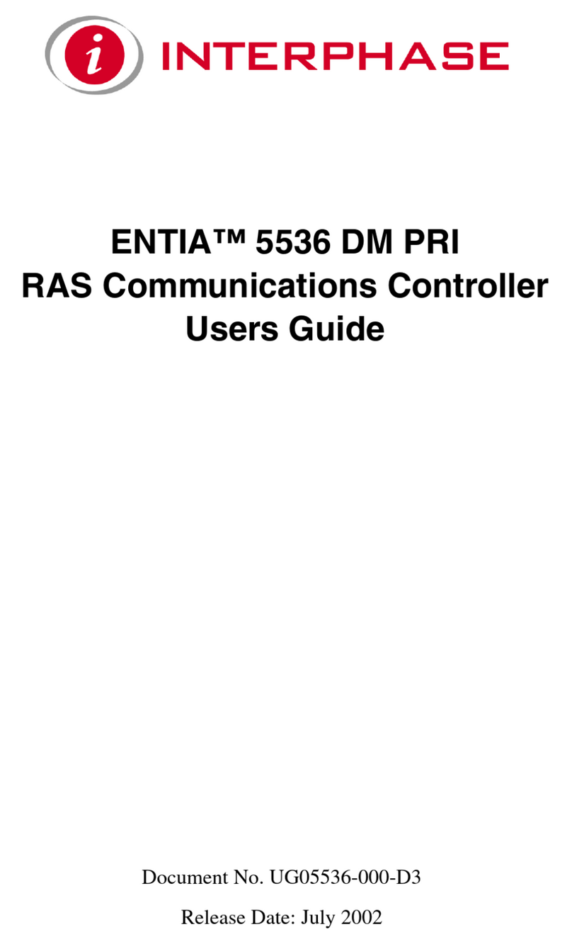 Interphase RAS Communications Controller 5536 User manual