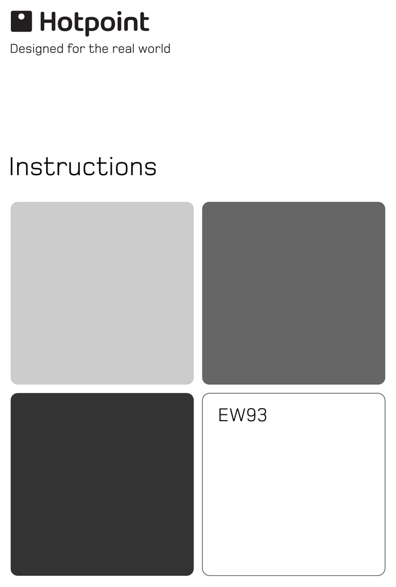 Hotpoint EW93 User manual