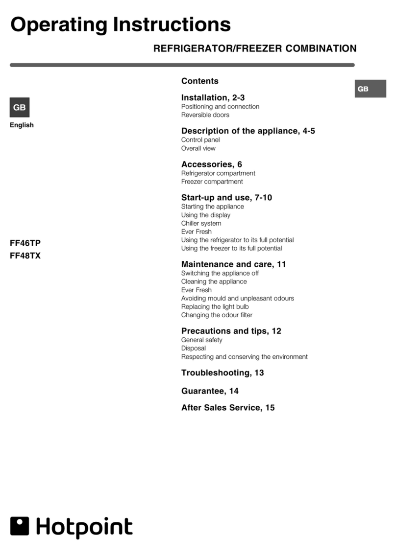 Hotpoint FF46TP User manual