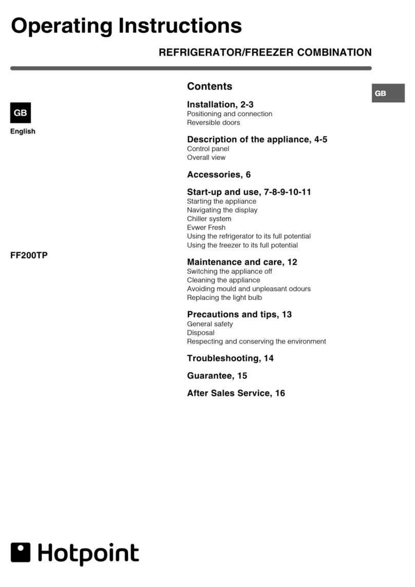 Hotpoint FF200TP User manual