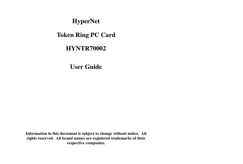 Hypertec HyperNet HYNTR70002 User manual
