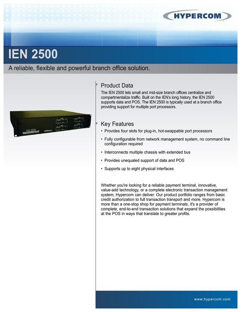 Hypercom IEN2500 User manual