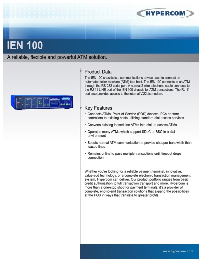 Hypercom IEN 100 User manual