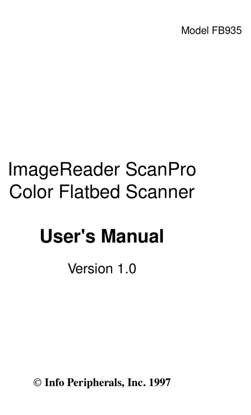 Info Peripherals ScanPro User manual