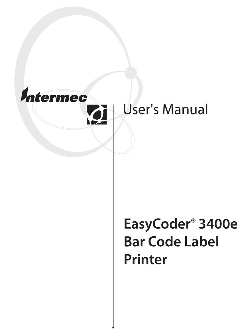 Intermec EasyCoder 3400e User manual