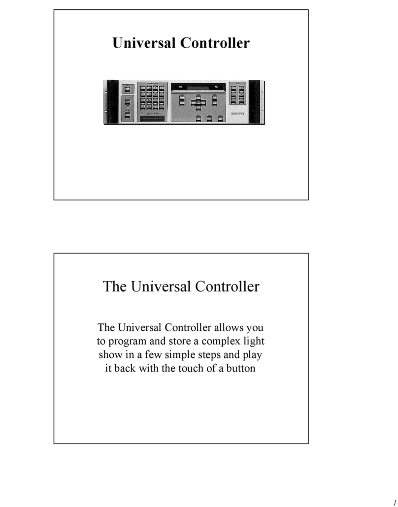 High End Systems Universal Controller User manual