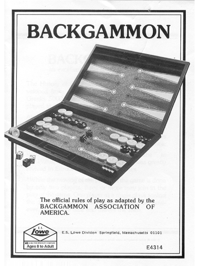 Hasbro Backgammon E4314 User manual