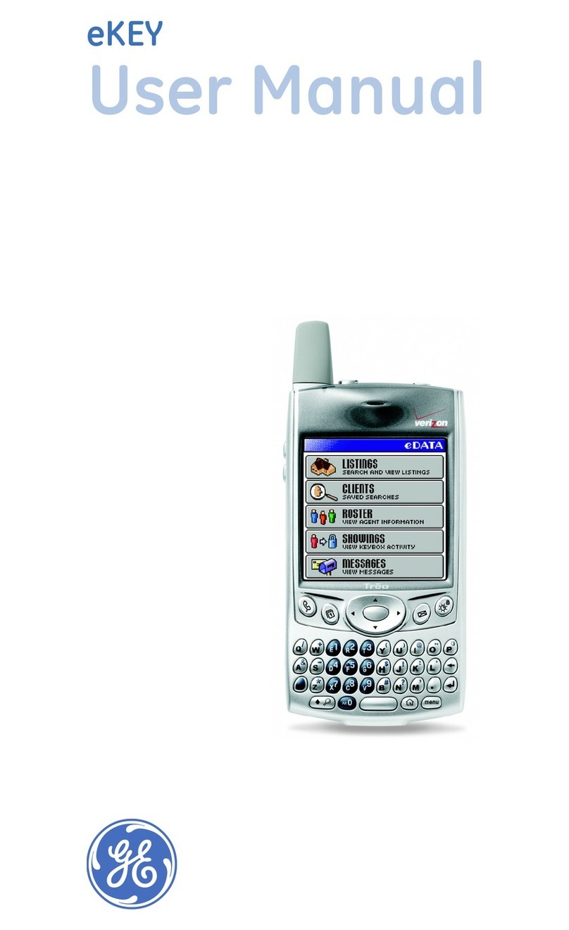 GE eKEY User manual