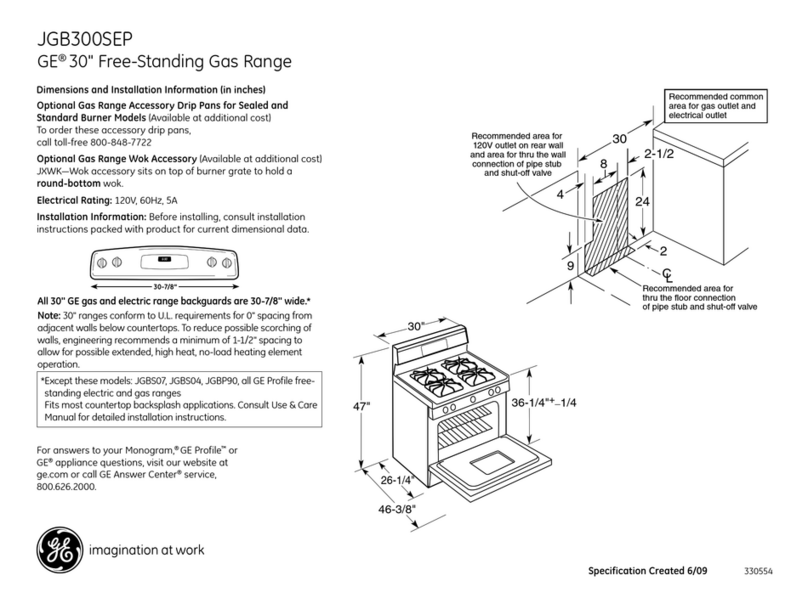 GE JGB300SEP Manual