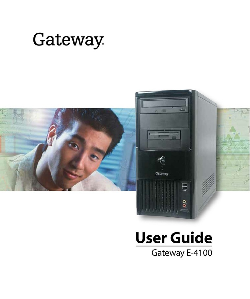Gateway E-4100 User manual
