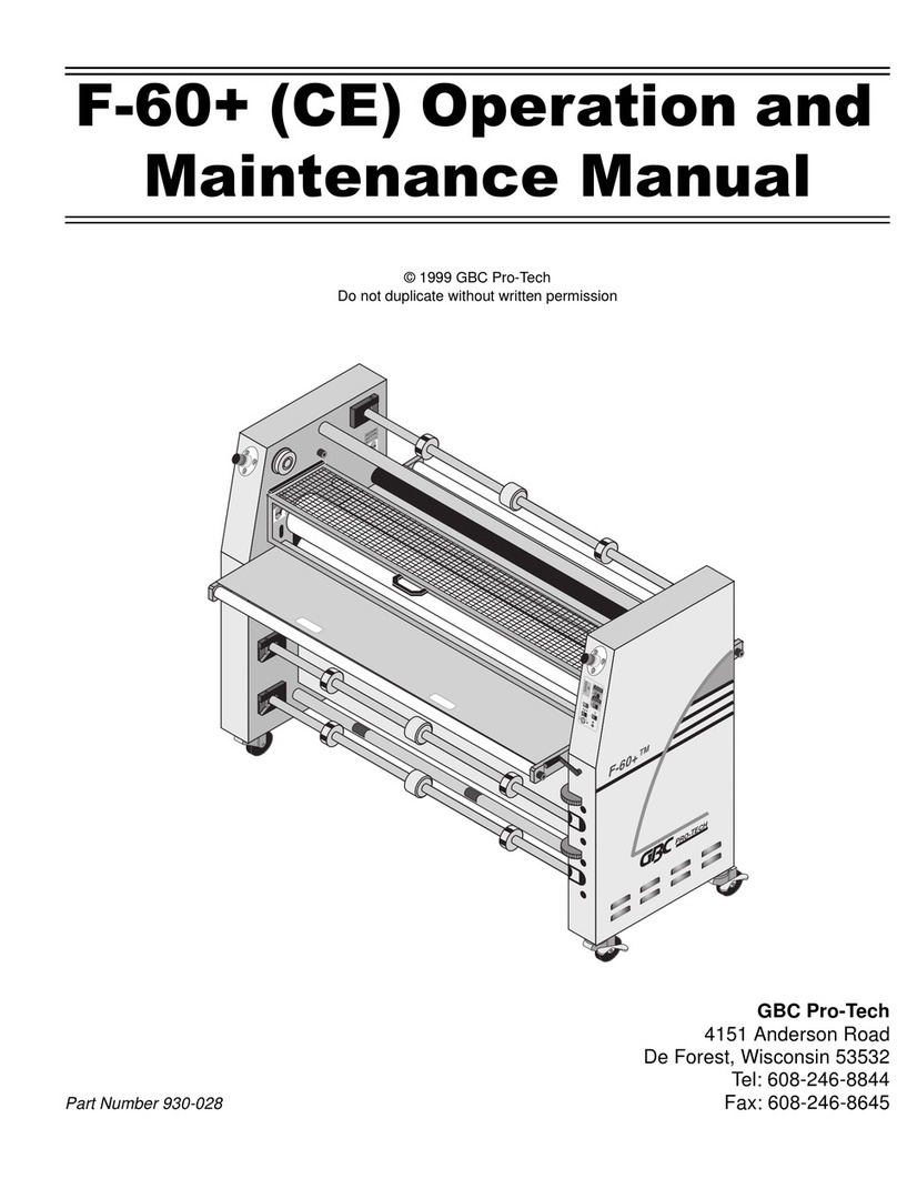 GBC 930-028 Operating instructions