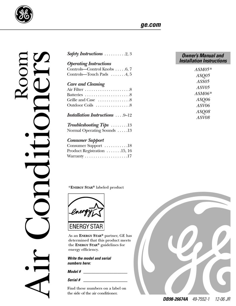 GE ASM06 Operating instructions