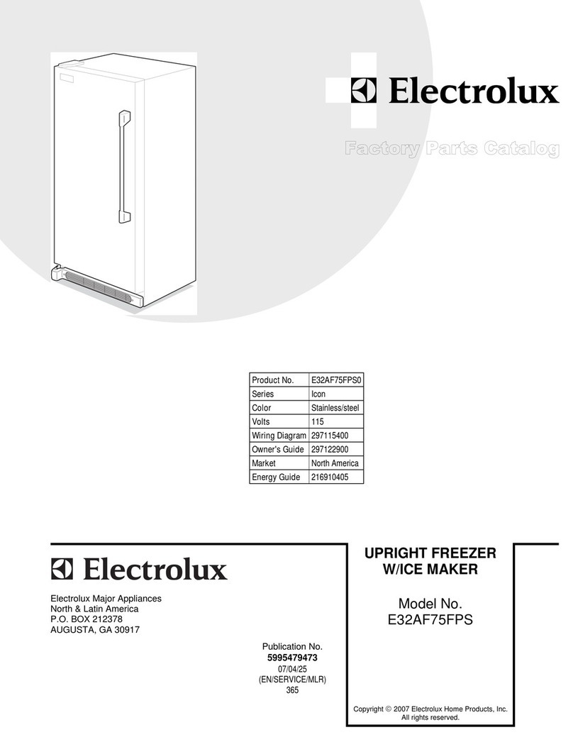 Electrolux ICON E32AF75FPS0 Quick start guide