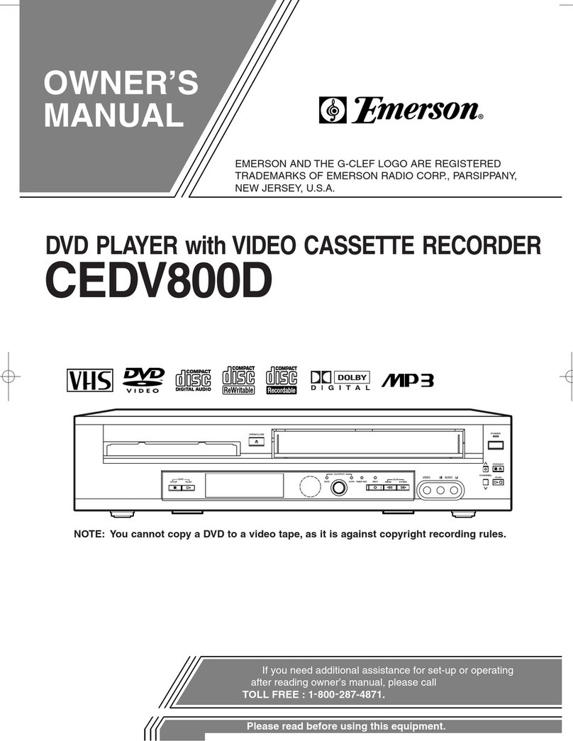 Emerson CEDV800D User manual