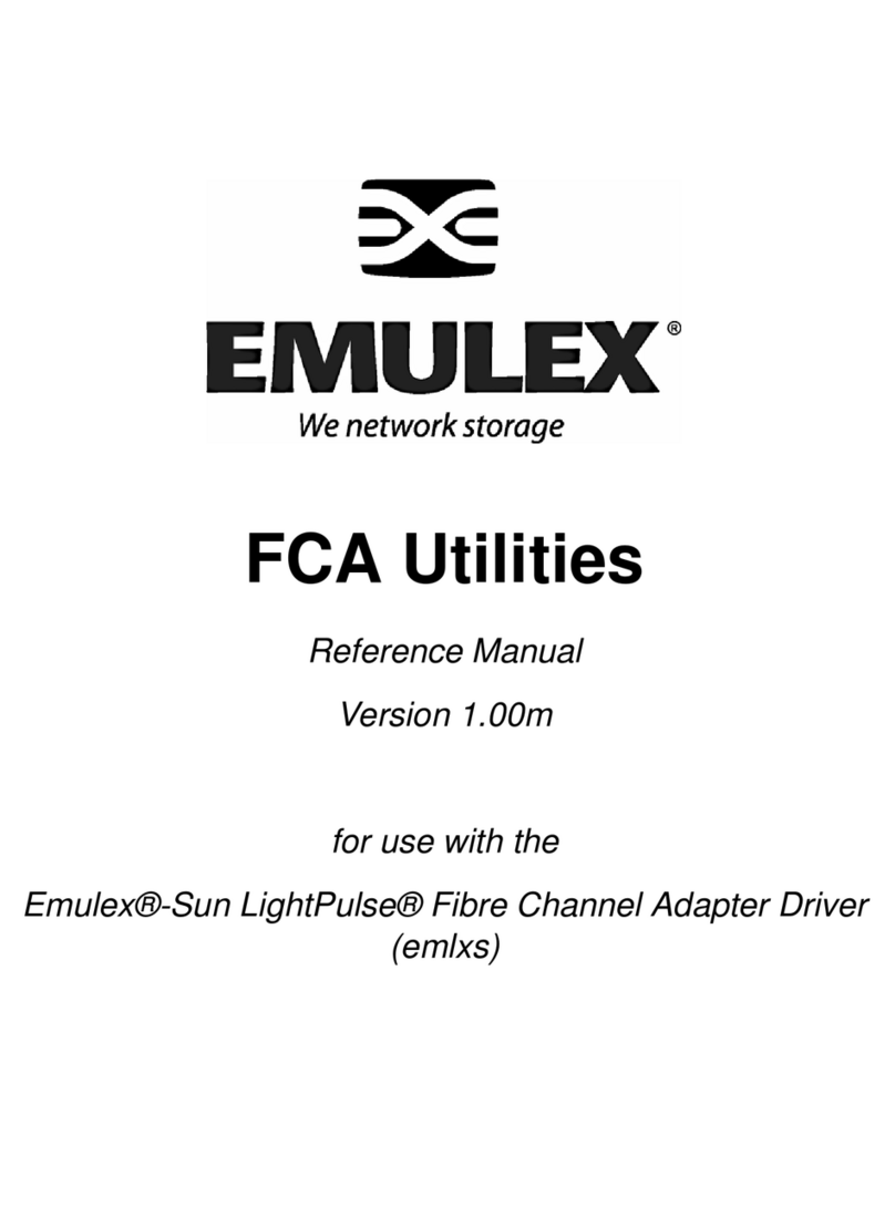 Emulex EMULEX User manual