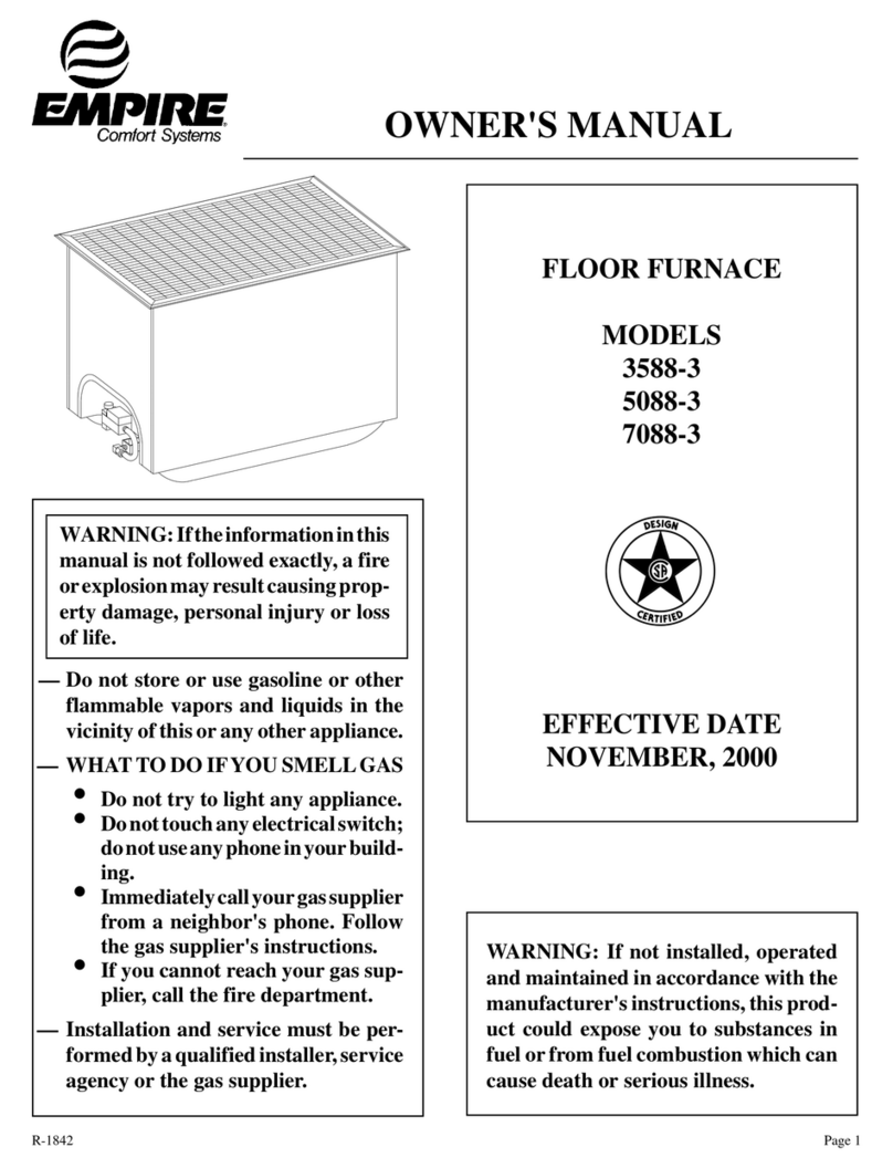 Empire Comfort Systems 3588-3 User manual
