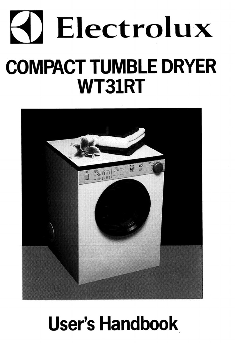 Electrolux WT31RT Instruction Manual