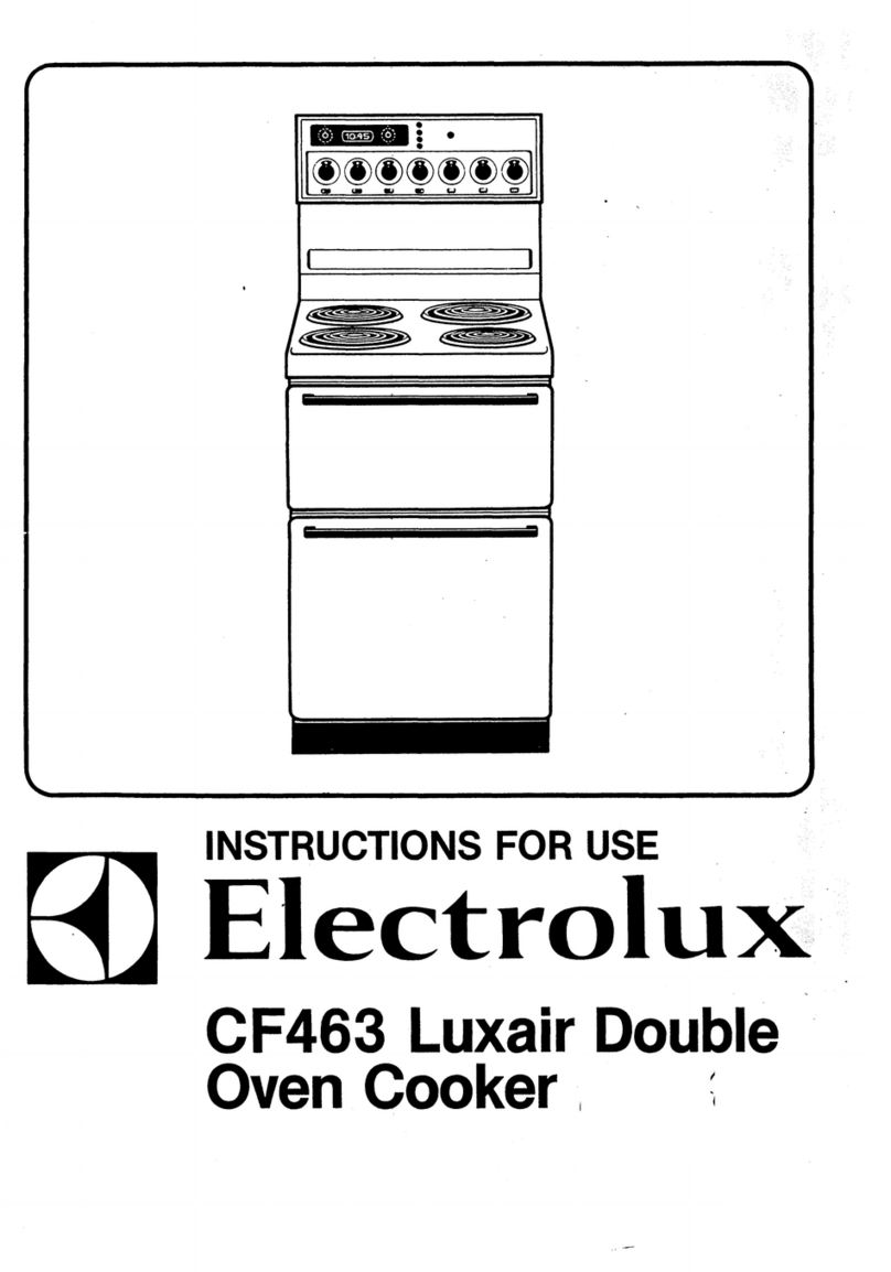 Electrolux CF463 User manual