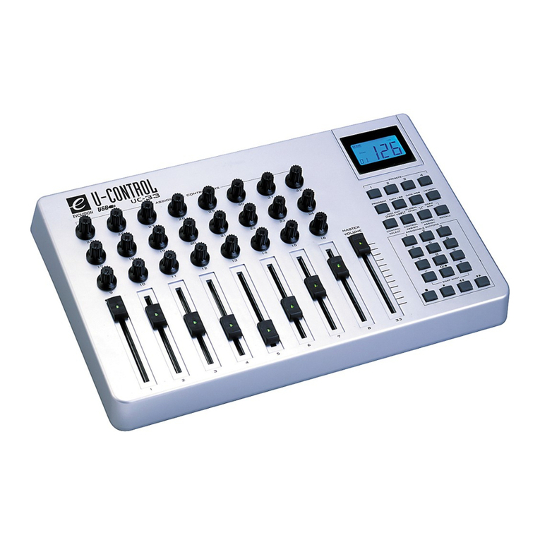 Evolution U-Control UC-33 User manual