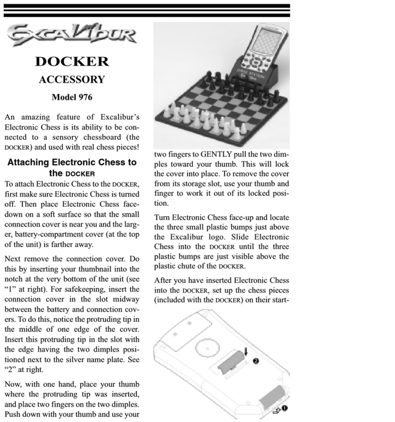 Excalibur 976 User manual