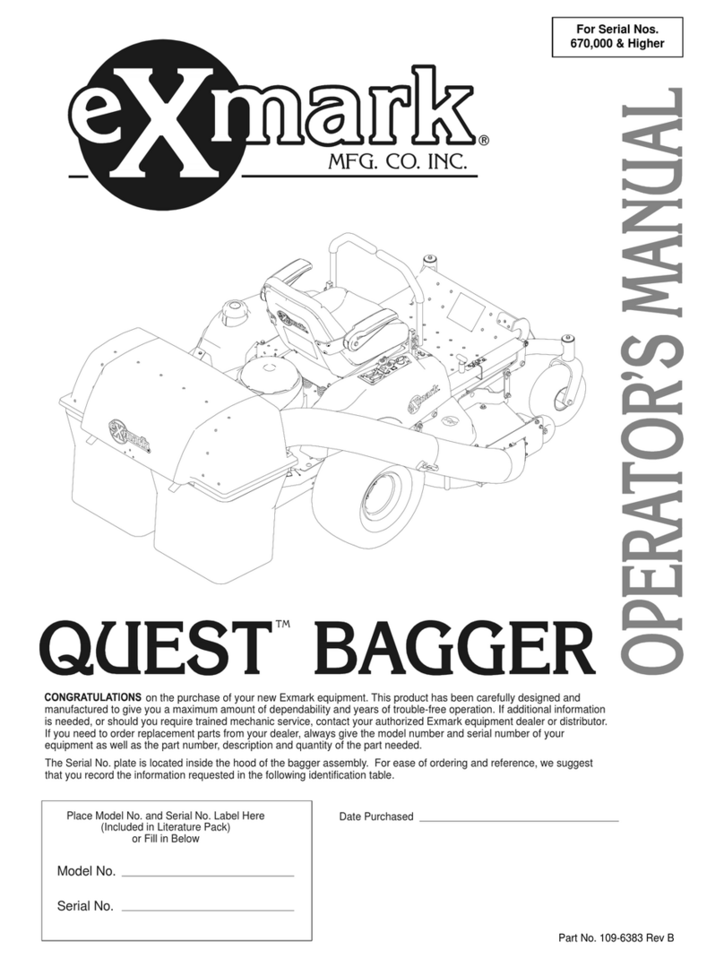 Exmark Quest Bagger User manual