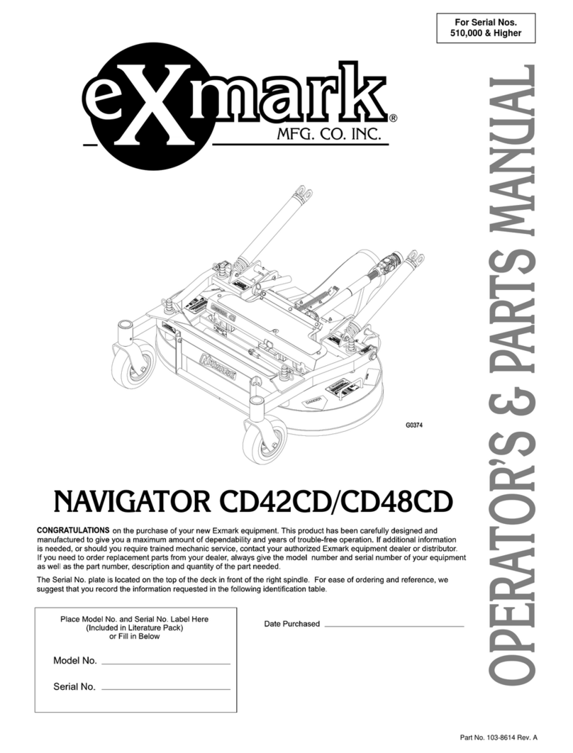 Exmark Cd42cd, Cd48cd Programming manual