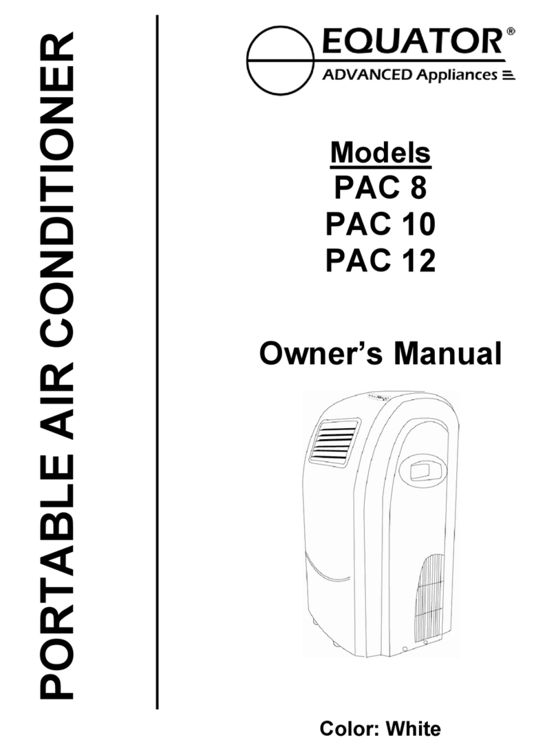 Equator PAC 10 User manual