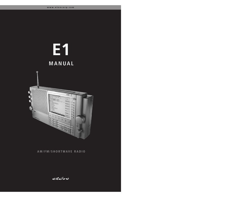Eton E1 E1 User manual