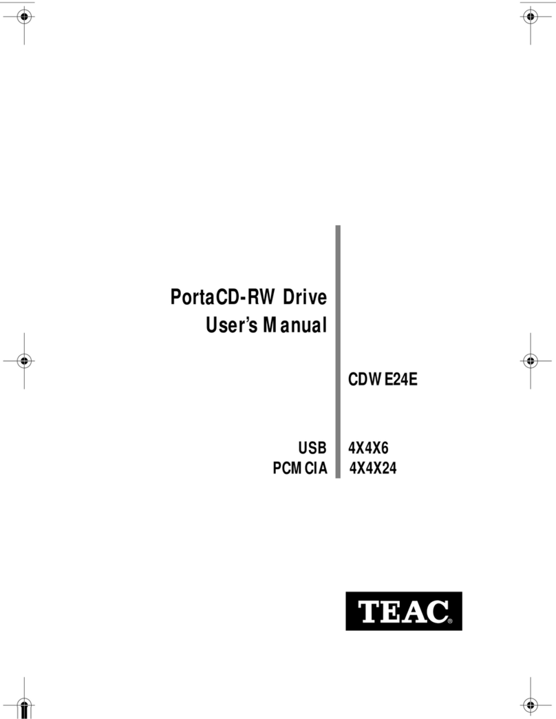 Teac E24E User manual