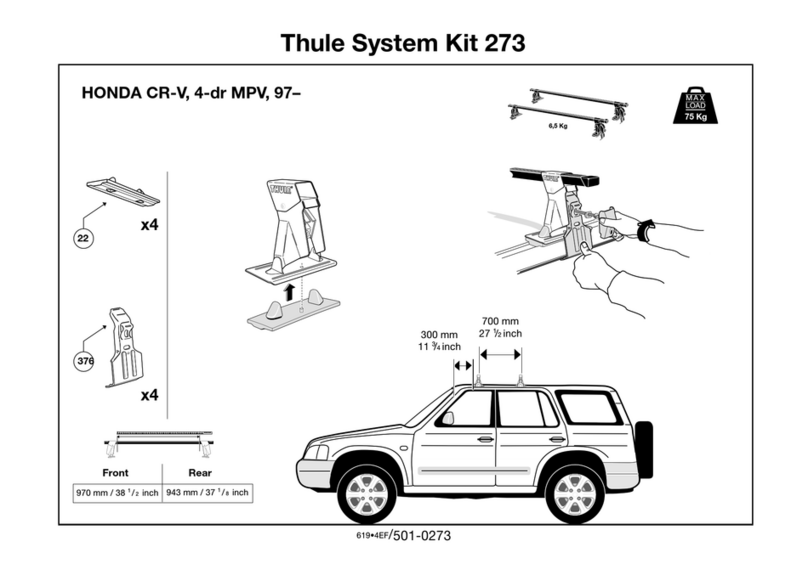 Thule 273 User manual