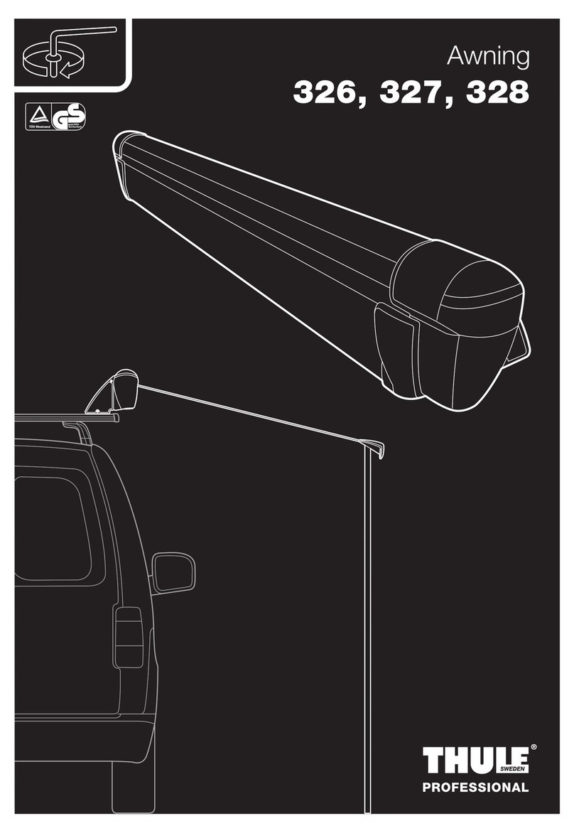 Thule Awning 326 Installation guide