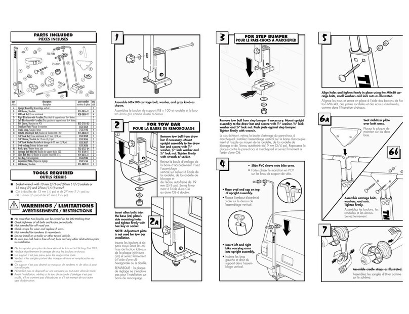 Thule 983 User manual