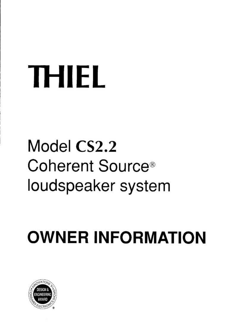 Thiel lCS2.2 Technical manual Thiel lCS2.2 Technical manual