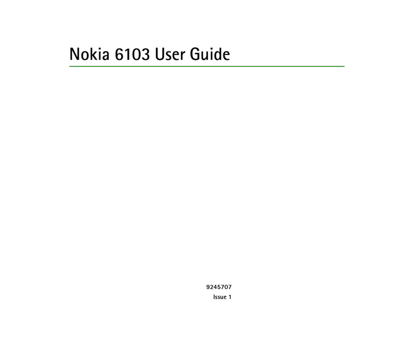Nokia 6103 - Cell Phone 4.4 MB User manual Nokia 6103 - Cell Phone 4.4 MB User manual